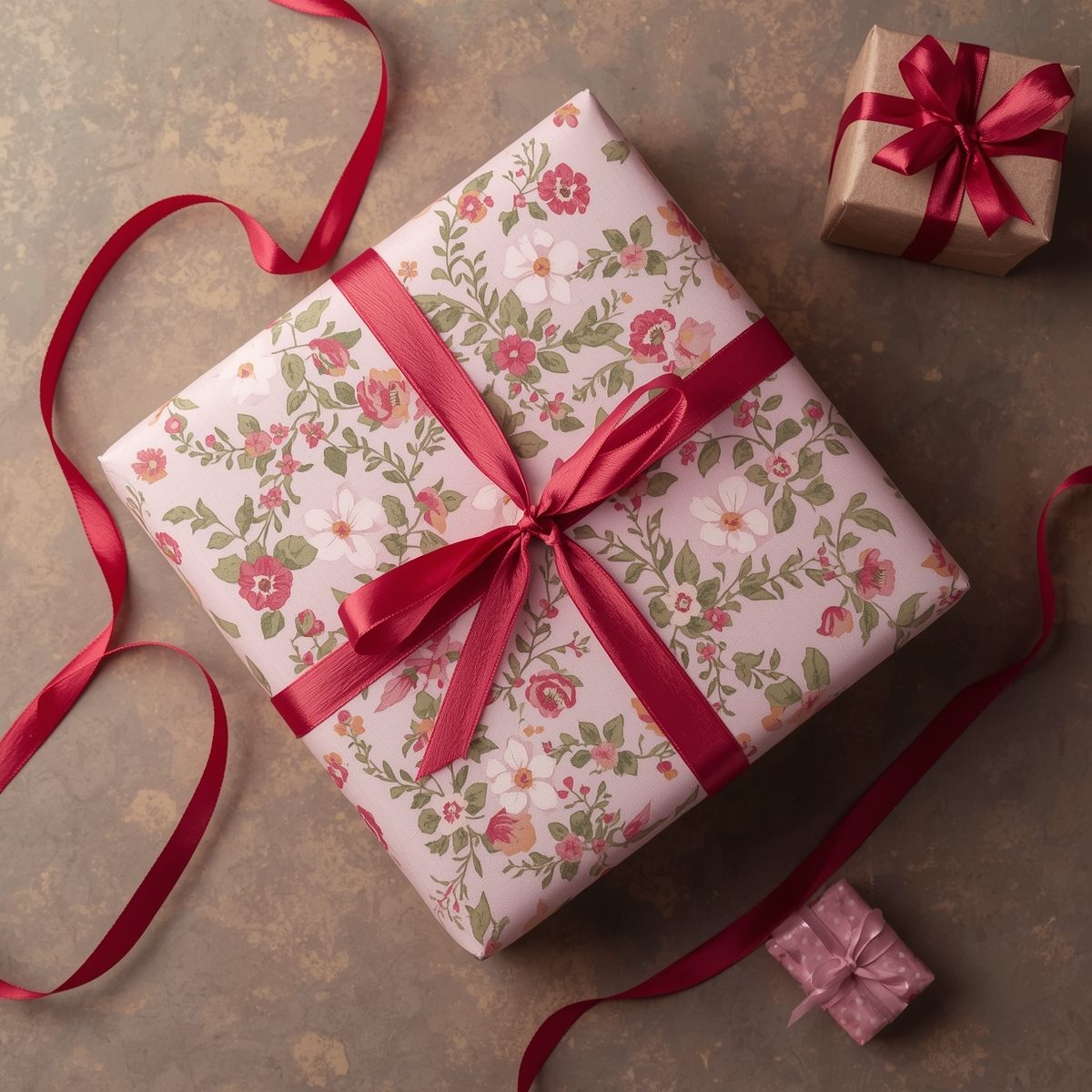 Luxury gift box with gold accents